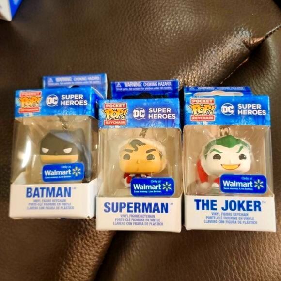 Pocket POP keychain DC Super Heros Funco Superman , Batman, The Joker - Picture 8 of 10